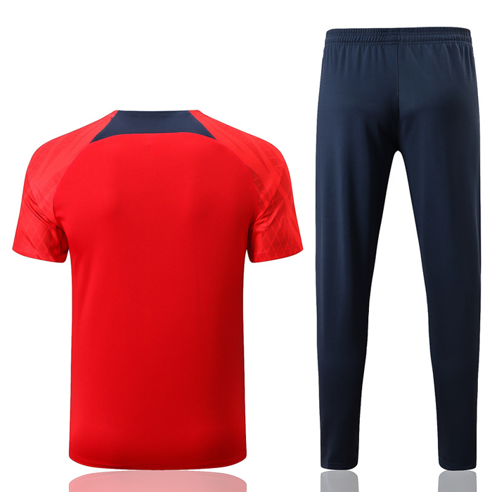 Chandal del Paris Saint-Germain Manga Corta 2022-2023 Rojo